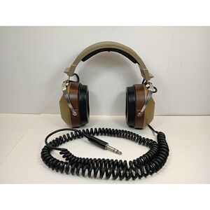 Vintage Koss K/6ALC Headphones Dual Volume Control Over-The-Ear - Tested Works!